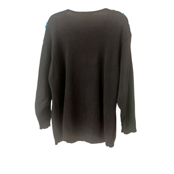 Retro vintage 90’s sequin sweater from Work in Progress sz 18/20 - Picture 2 of 5